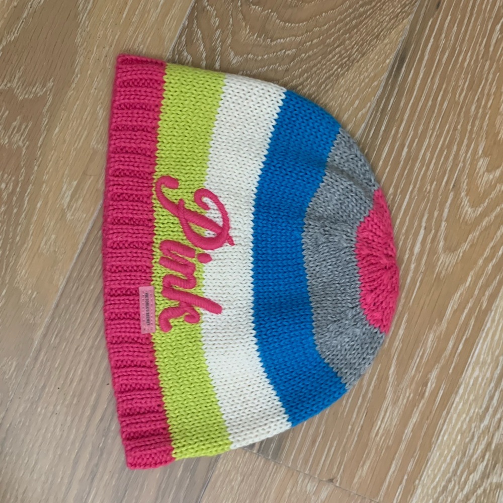 Victoria Secret pink beanie - never worn